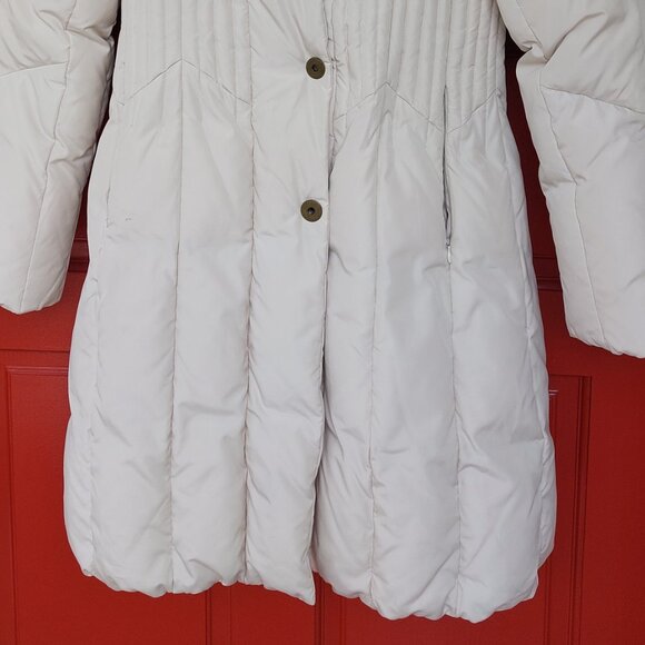 Marvin Richards Cream Down Puffer Coat - Picture 3 of 7